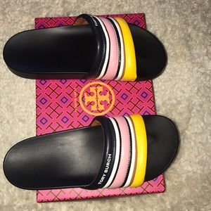 NEW Tory Burch Leather Slide, Never Worn